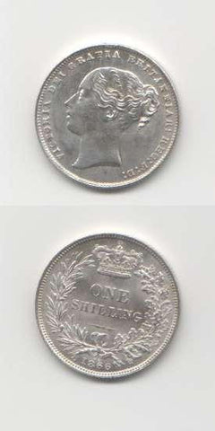 1866 Victoria BU Shilling