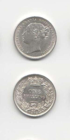 1878 Victoria AUNC/UNC Shilling