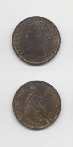 1874 Victoria GEF Penny