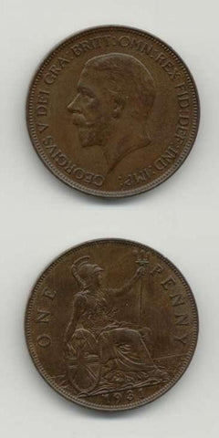 1931 George 5 GEF Penny