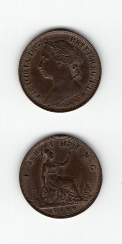 1886 Farthing AUNC