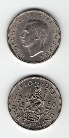 1950 S Shilling AUNC