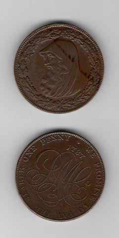 1787 Anglesey Penny EF/GEF