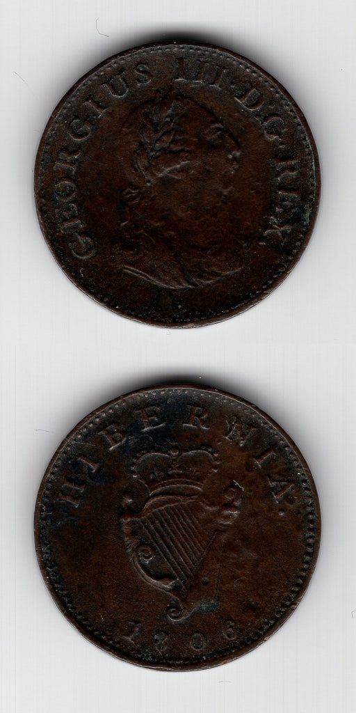 1806 Ireland Farthing VF