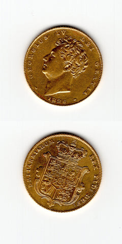 1826 Half Sovereign GVF