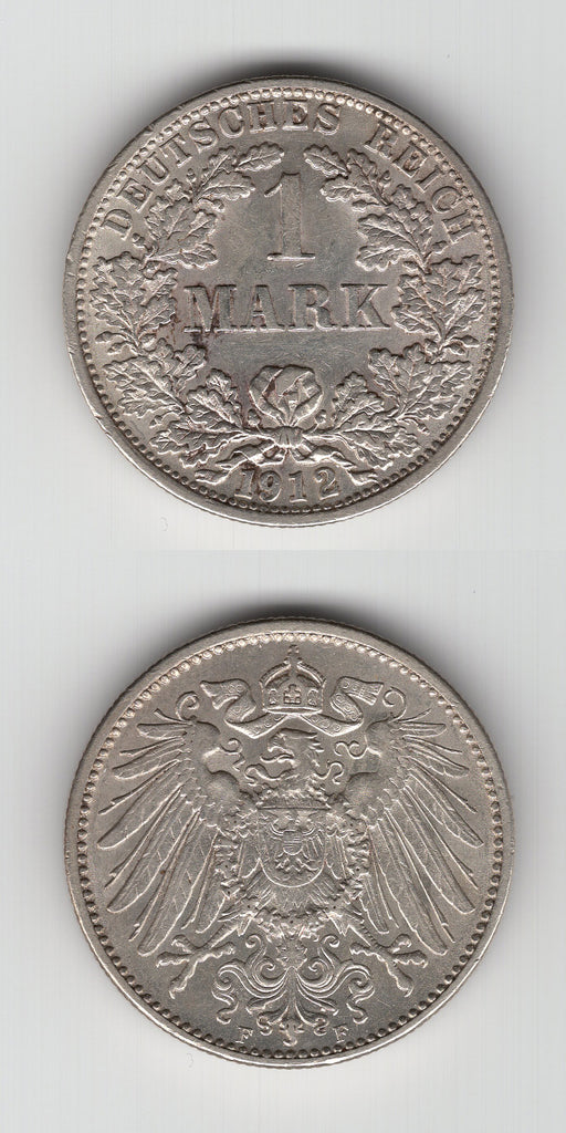 1912 F Germany One Mark GEF