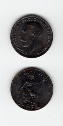 1917 Farthing UNC