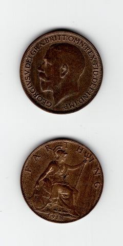 1918 Farthing UNC