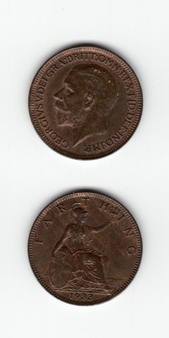 1933 Farthing UNC