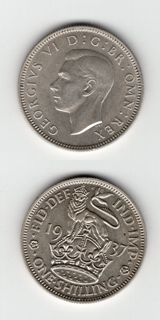 1937 E Shilling EF/UNC