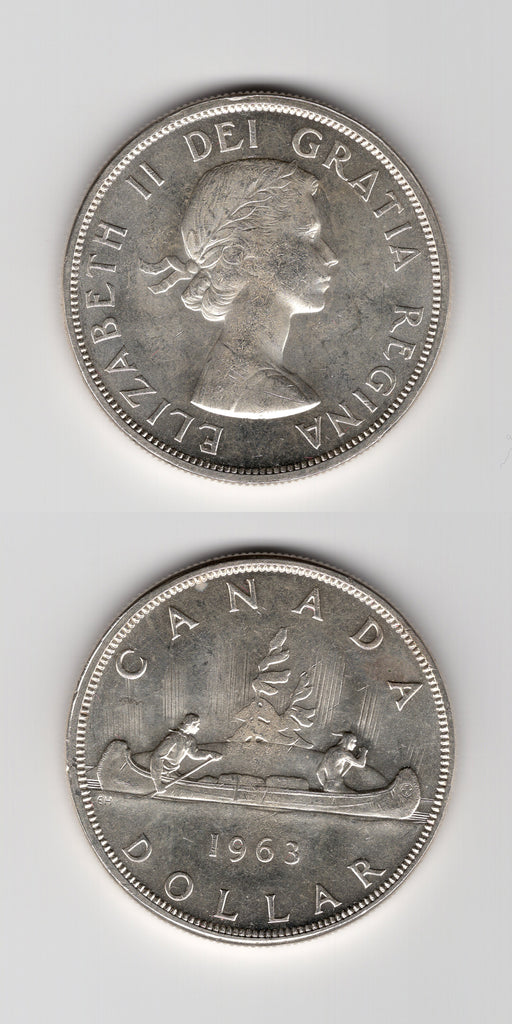 1963 Canada Silver Dollar UNC/BU