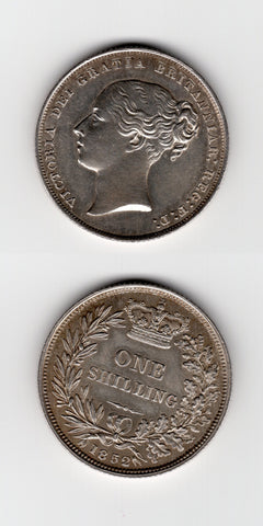 1852 Shilling UNC