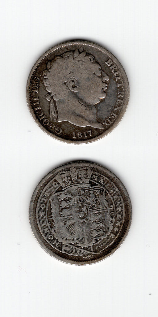 1817 SIxpence F