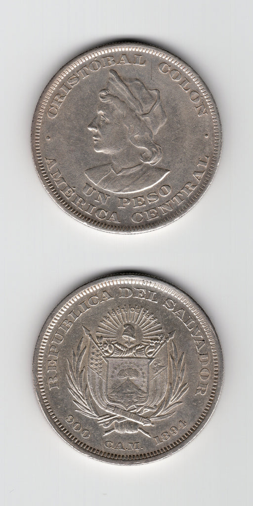 1894 EL Salvador Peso GVF