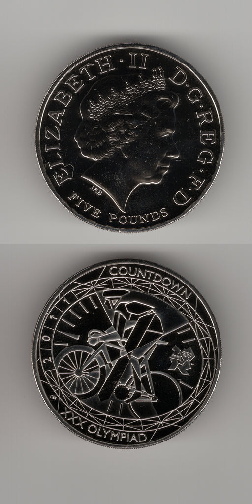 2011 GB C/N Five. Pounds Countdown to London Olympics UNC