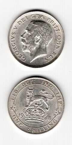 1918 Shilling EF