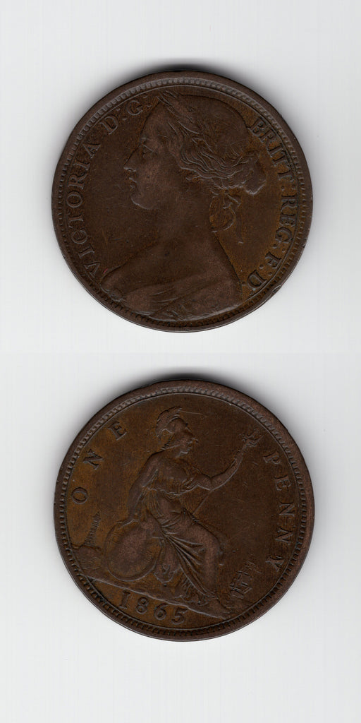 1865/3 Penny AVF