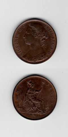 1880 Penny UNC