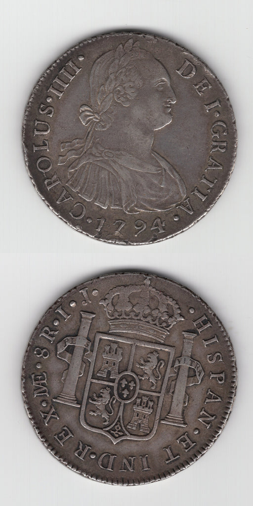 1794 IJ  Peru 8 Reales VF