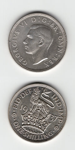 1937 E Shilling UNC/BU