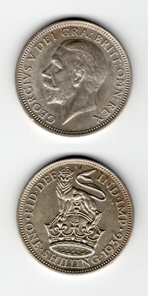 1936 Shilling UNC