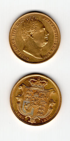 1831 Wiliam 1V Sovereign VF/GVF
