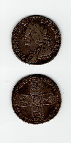 1758 Sixpence GF/AVF