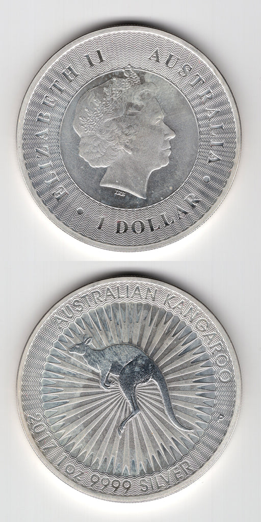 2017 Australia Silver Dollar/Kangaroo BU