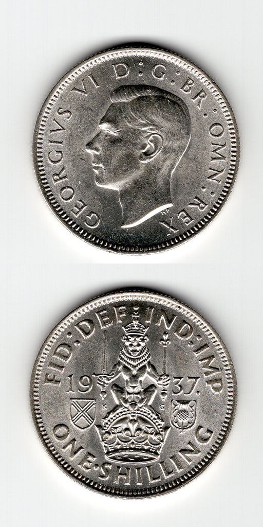 1937 S Shilling UNC