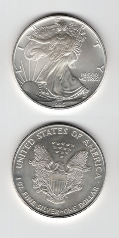 1995 USA Silver Eagle UNC/BU