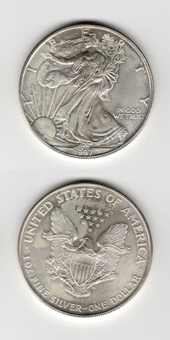 1997 USA Silver Eagle UNC/BU