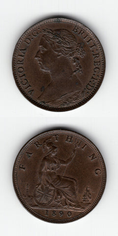 1890 Farthing AUNC