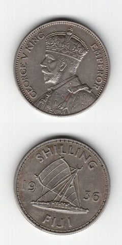 1936 Fiji Shilling AEF