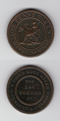 1814 (ND) Somerset Wiveliscombe Penny AVF