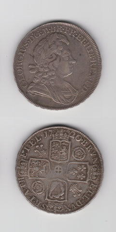 1720/18 George 1 Crown VF+