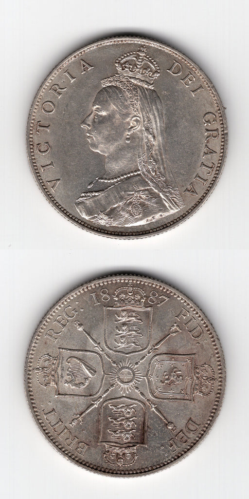 1887 Jubilee Head Florin UNC/BU