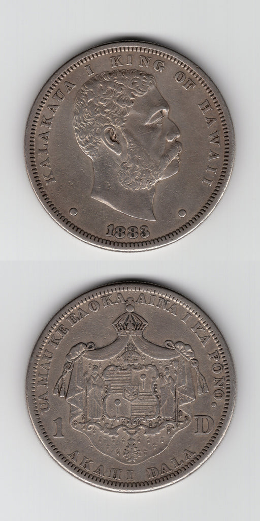 1883 Hawaii Dollar AEF