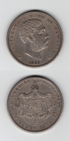 1883 Hawaii Dollar AEF