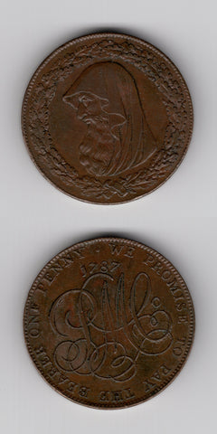 1787 Anglesey Penny EF