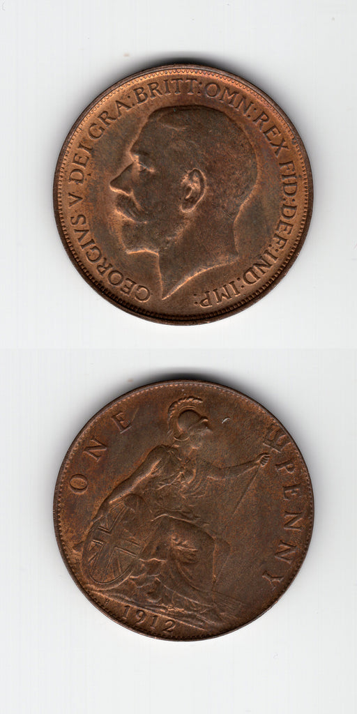 1912 H Penny UNC