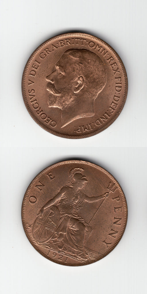 1921 Penny BU/UNC