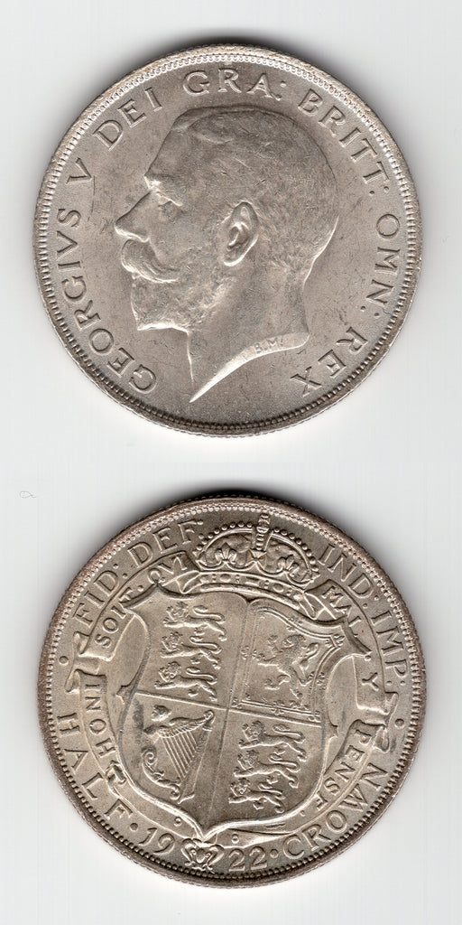 1922 Halfcrown GEF/AUNC