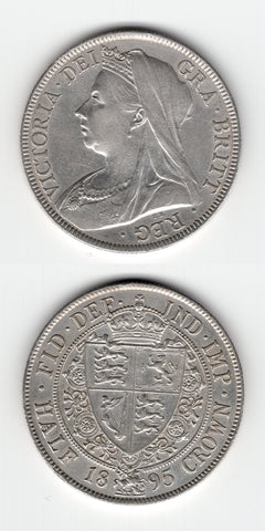 1895 Halfcrown GEF/UNC