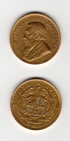 1900 South Africa Kruger  Gold Pond GVF