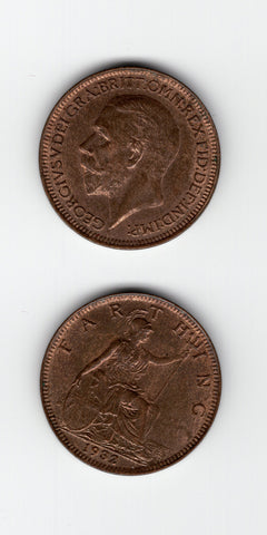 1932 Farthing UNC/BU