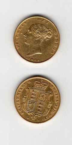1853 Half Sovereign AEF