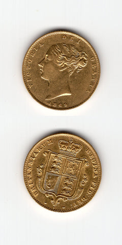 1869 Half Sovereign GEF