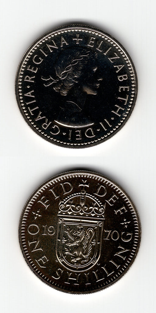1970 Proof Scottish Shilling FDC