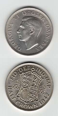 1942 Halfcrown BU
