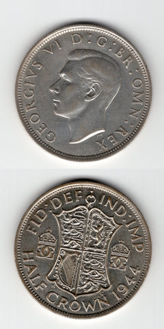 1944 Halfcrown EF/GEF